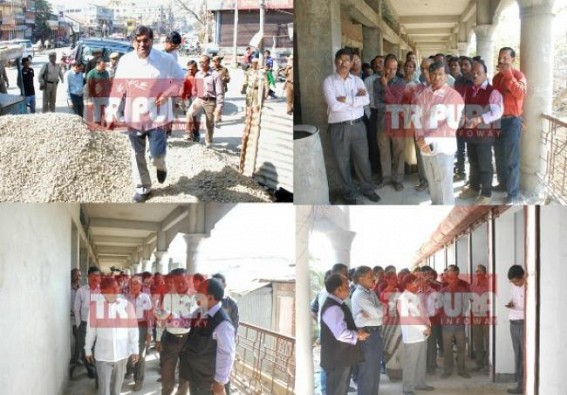 Modi Govtâ€™s SMART City protocols led Tripura Urban Development Minister for 'Sadar Abhiyaan' : Unscientific building construction, narrow roads, poor maintenance left Agartala City in pathetic shape 
